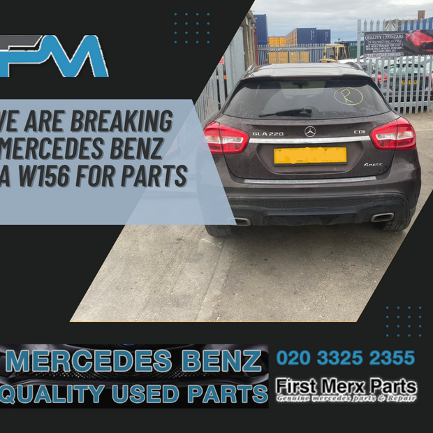 MERCEDES BENZ GLA W156 -  BREAKING/SUSPENSION LEGS (ALL)