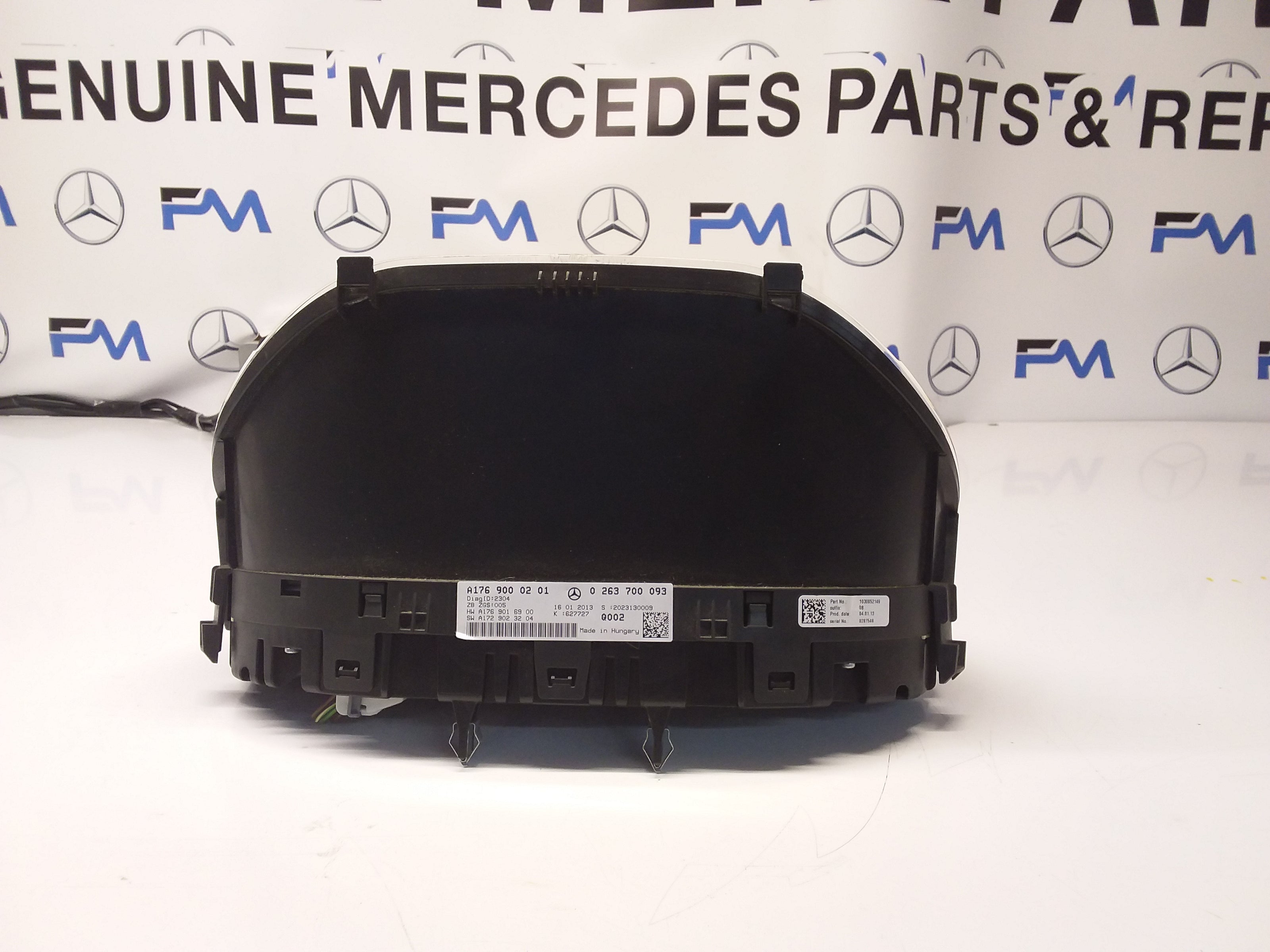 Mercedes A-CLASS Speedometer INSTRUMENT CLUSTER W176 A1769000201 FM003 2016