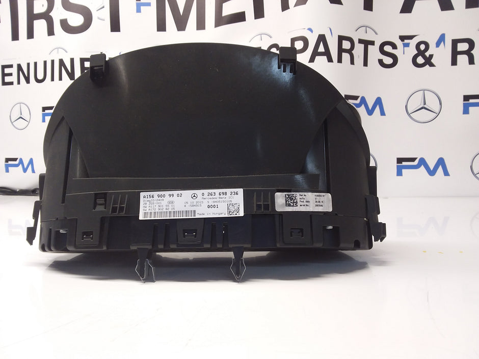 Mercedes GLA Speedometer INSTRUMENT CLUSTER W156 A1569009902 FM0012 2015
