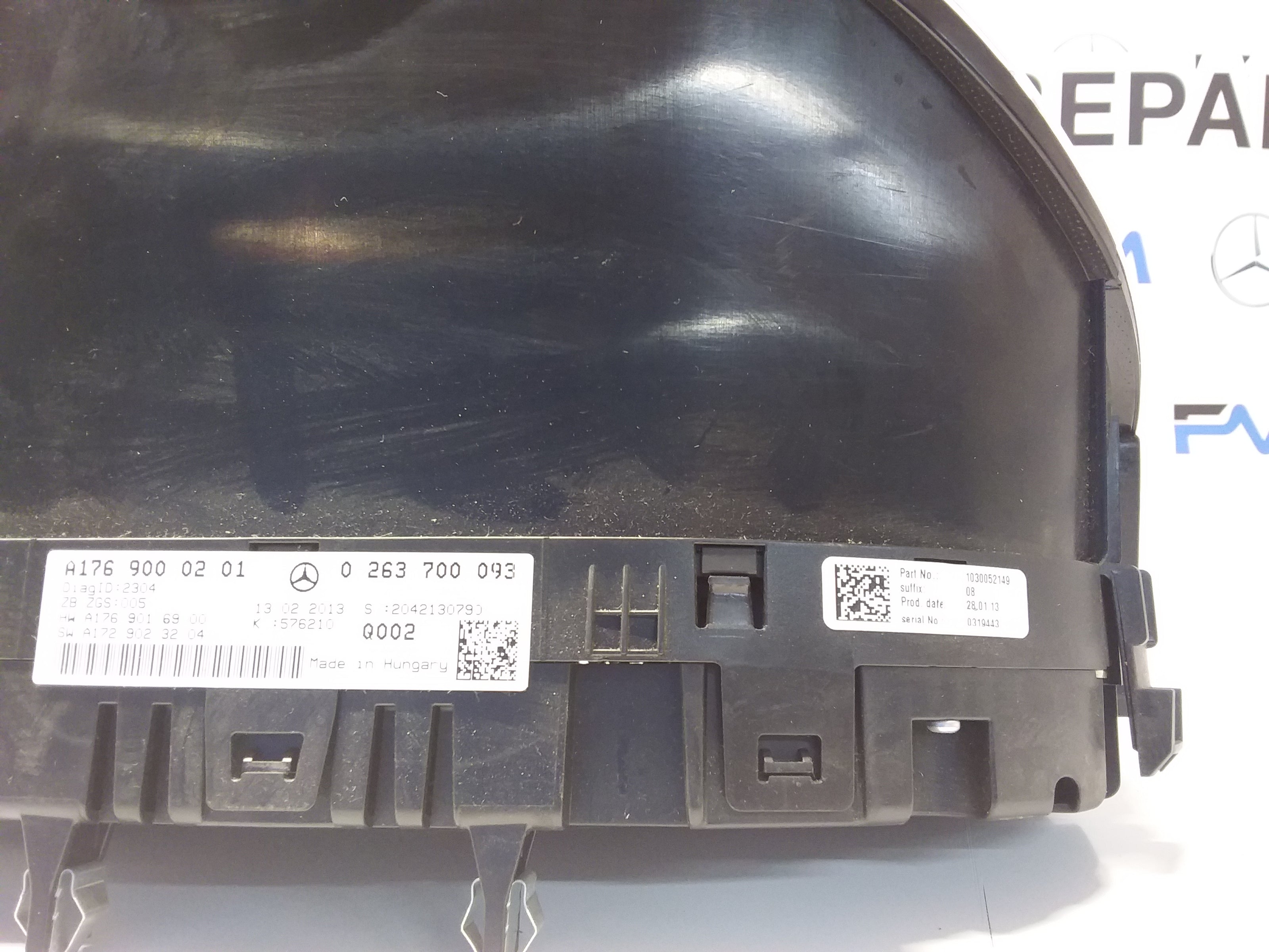 MERCEDES A-CLASS SPEEDOMETER W176 A1769000201 FM0013 2013