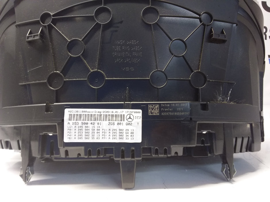 MERCEDES BENZ GLE SPEEDOMETER INSTRUMENT CLUSTER W253 A2539004201 FM0020 2017