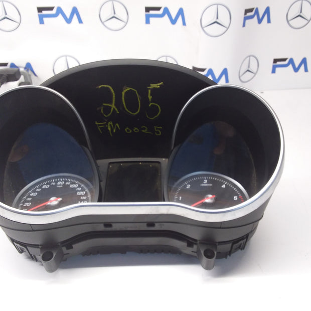 MERCEDES C-CLASS SPEEDOMETER INSTRUMENT CLUSTER W205 A2059001418 FM0025 2015