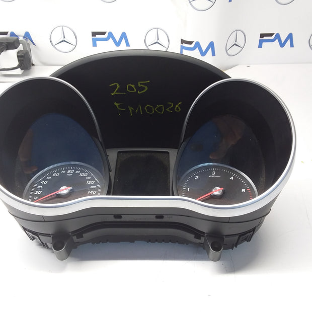 MERCEDES C-CLASS SPEEDOMETER INSTRUMENT CLUSTER W205 A2059001418 FM0026 2015