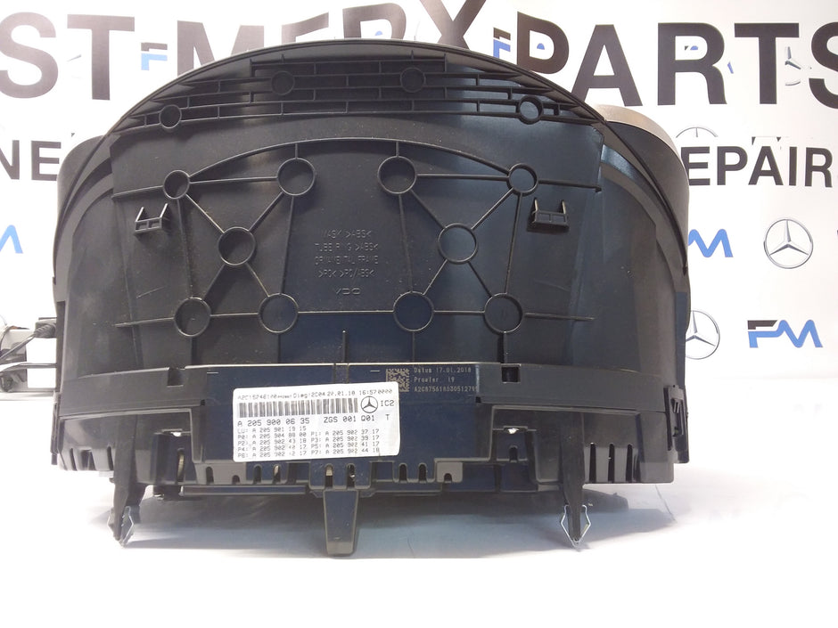 MERCEDES C-CLASS SPEEDOMETER INSTRUMENT CLUSTER W205 A2059000635 FM0027 2018