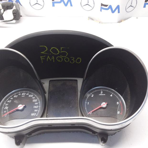 MERCEDES C-CLASS SPEEDOMETER instrument cluster W205 A2059000416 FM0030 2014