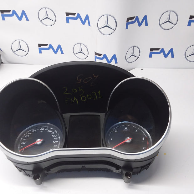 MERCEDES C-CLASS SPEEDOMETER INSTRUMENT CLUSTER  W205 A2059007133 FM0031 2017