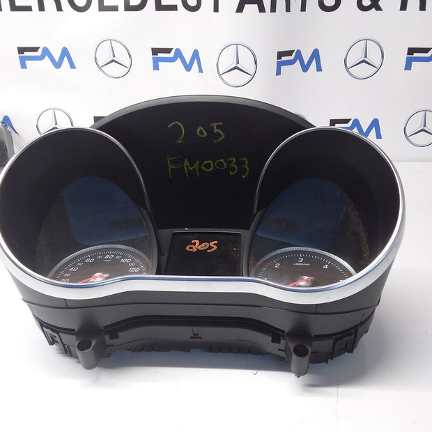 MERCEDES C-CLASS SPEEDOMETER INSTRUMENT CLUSTER W205 A2059008729 FM0033 2016