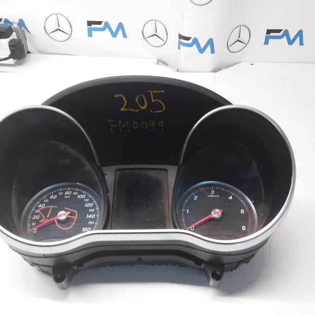 MERCEDES C-CLASS SPEEDOMETER INSTRUMENT CLUSTER W205 A2059008729 FM0039 2017