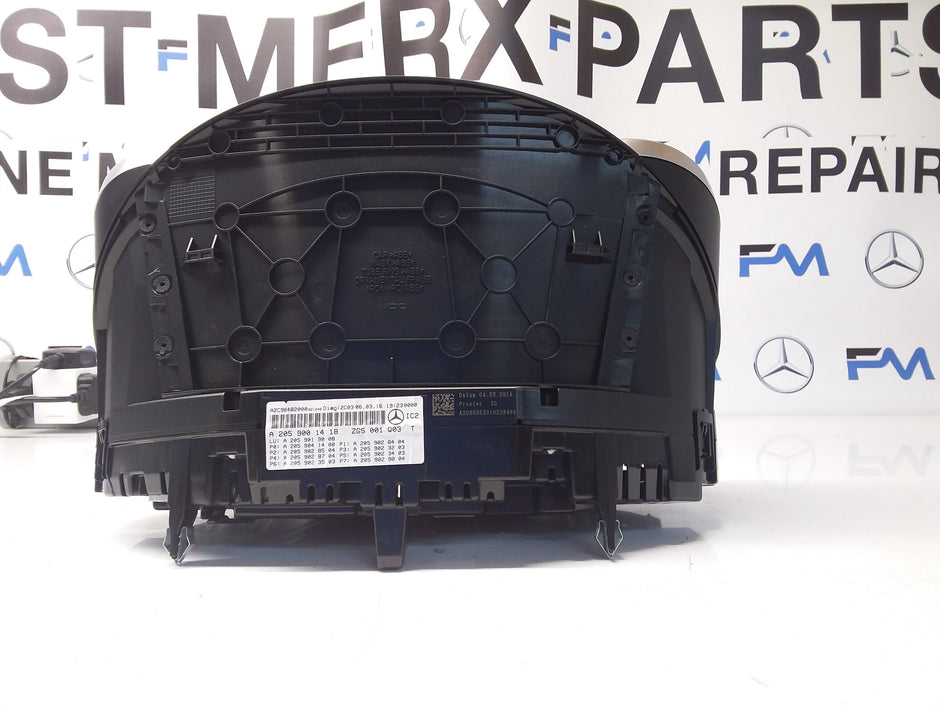 MERCEDES C-CLASS SPEEDOMETER ISTRUMRNT CLUSTER W205 A2059001418 FM0040 2016