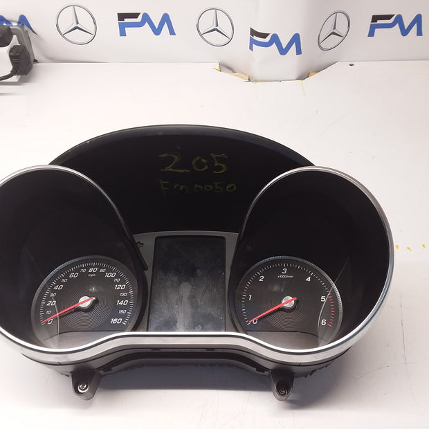 MERCEDES C-CLASS SPEEDOMETER INSTRUMENT  CLUSTER W205 A2059001418 FM0050 2016