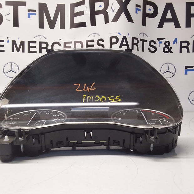 MERCEDES B-CLASS SPEEDOMETER INSTRUMENT CLUSTER W246 A2469005505 FM0055 2012