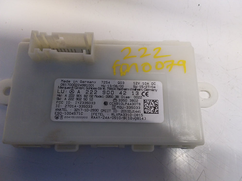 MERCEDES S-CLASS BLUETOOTH PARKING CONTROL UNIT W222 A2229004213 FM0079