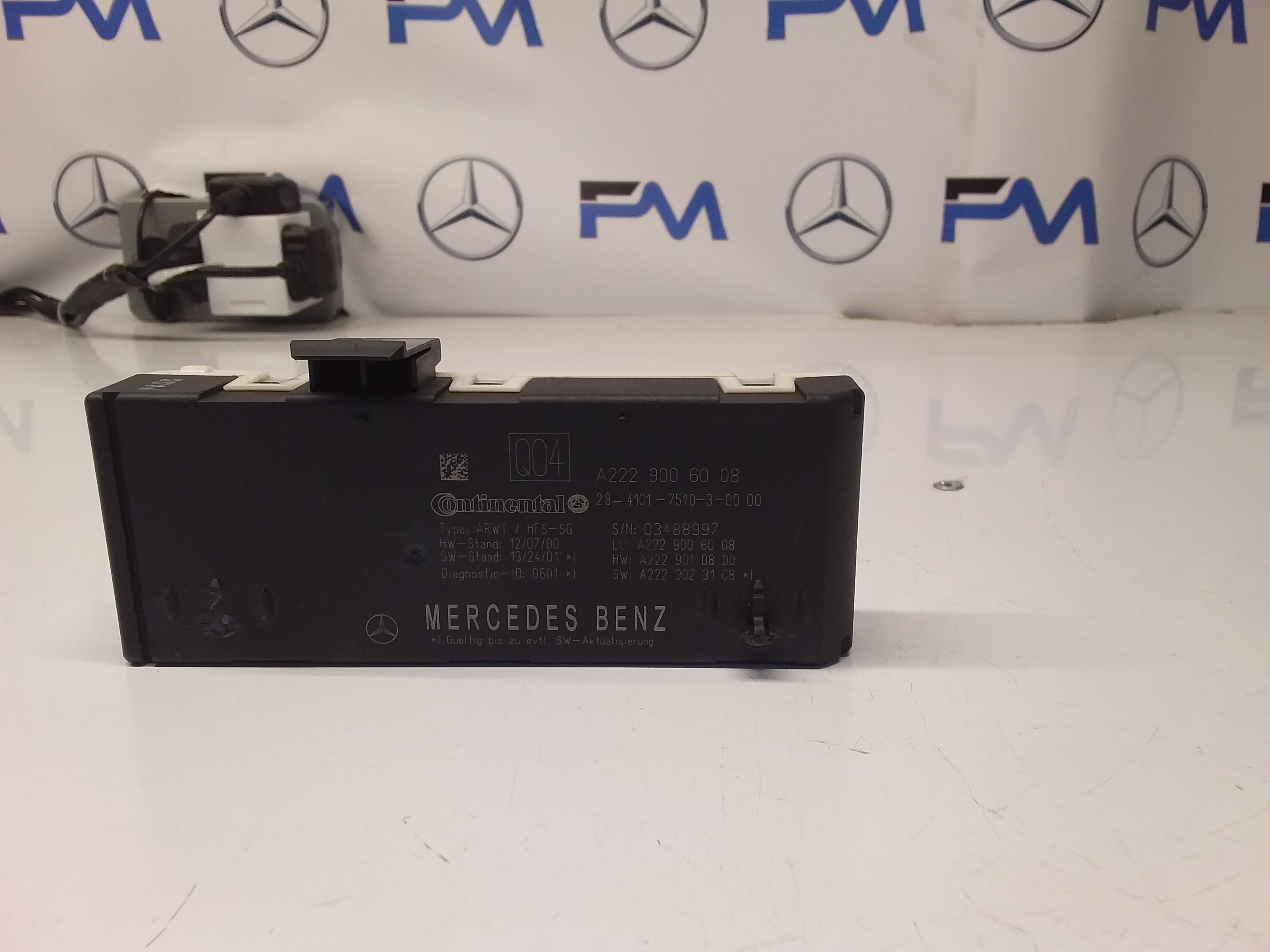 MERCEDES S-CLASS TAILGATE CONTROL MODULE W222 A2229006008 FM0087