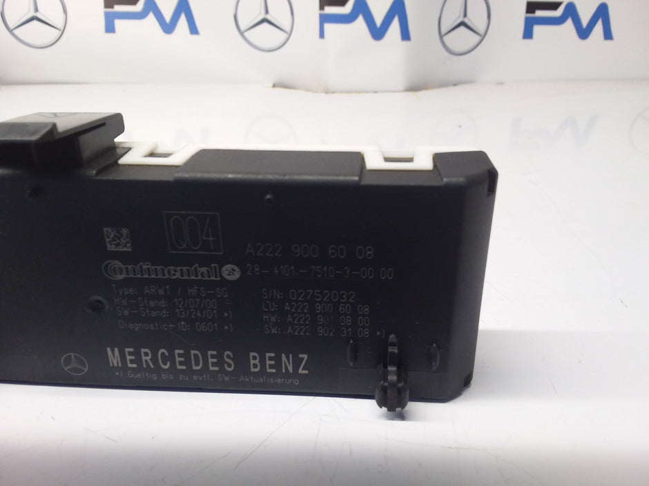 MERCEDES S-CLASS TAILGATE CONTROL MODULE W222 A2229006008 FM0090