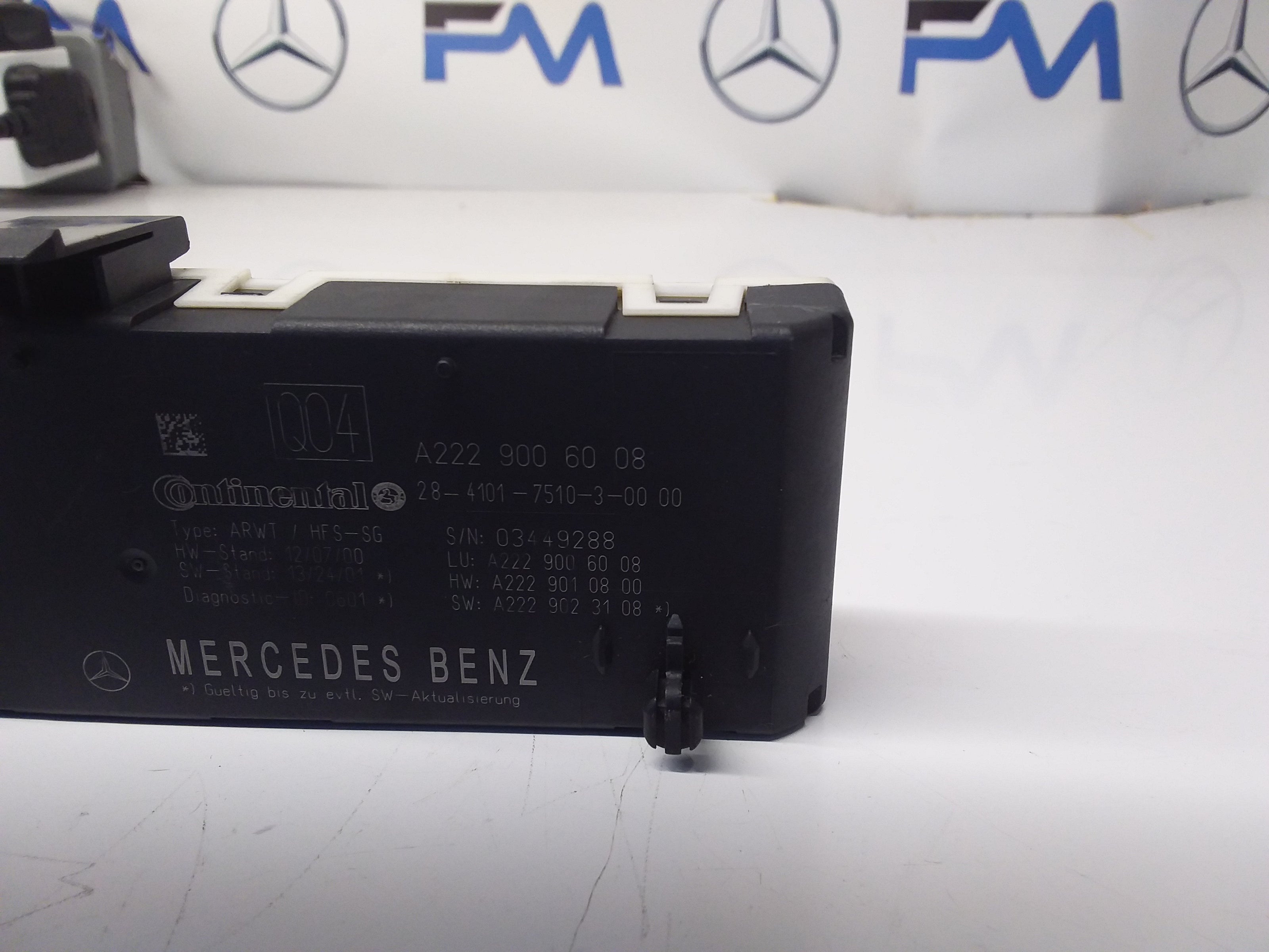 MERCEDES S-CLASS TAILGATE CONTROL MODULE W222 A2229006008 FM0091