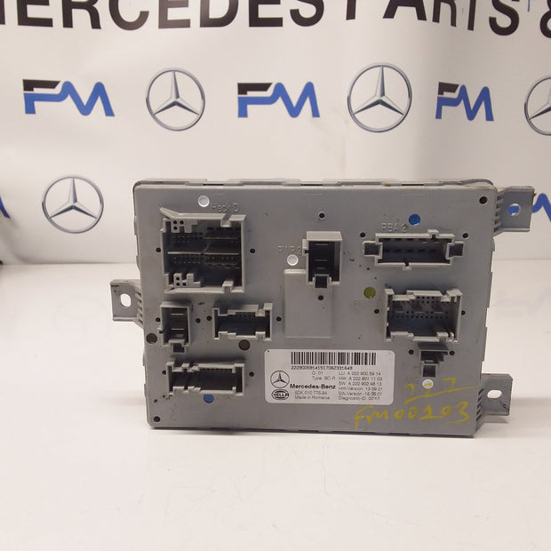 MERCEDES S-CLASS REAR SAM CONTROL MODULE W222 A2229005914 FM00103