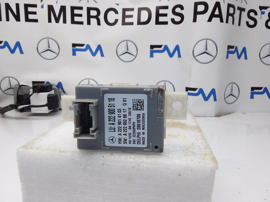 MERCEDES S-CLASS LIGHT CONTROL UNIT W222 A2229005118 FM00131