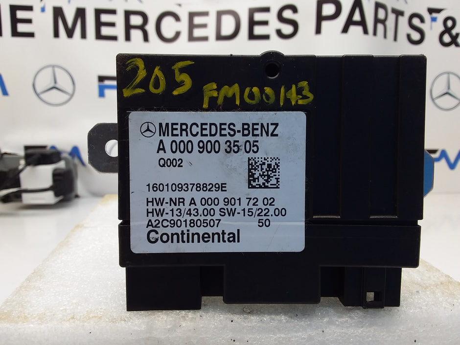 MERCEDES C-CLASS FUEL PUMP CONTROL MODULE W205 A0009003505 FM00143
