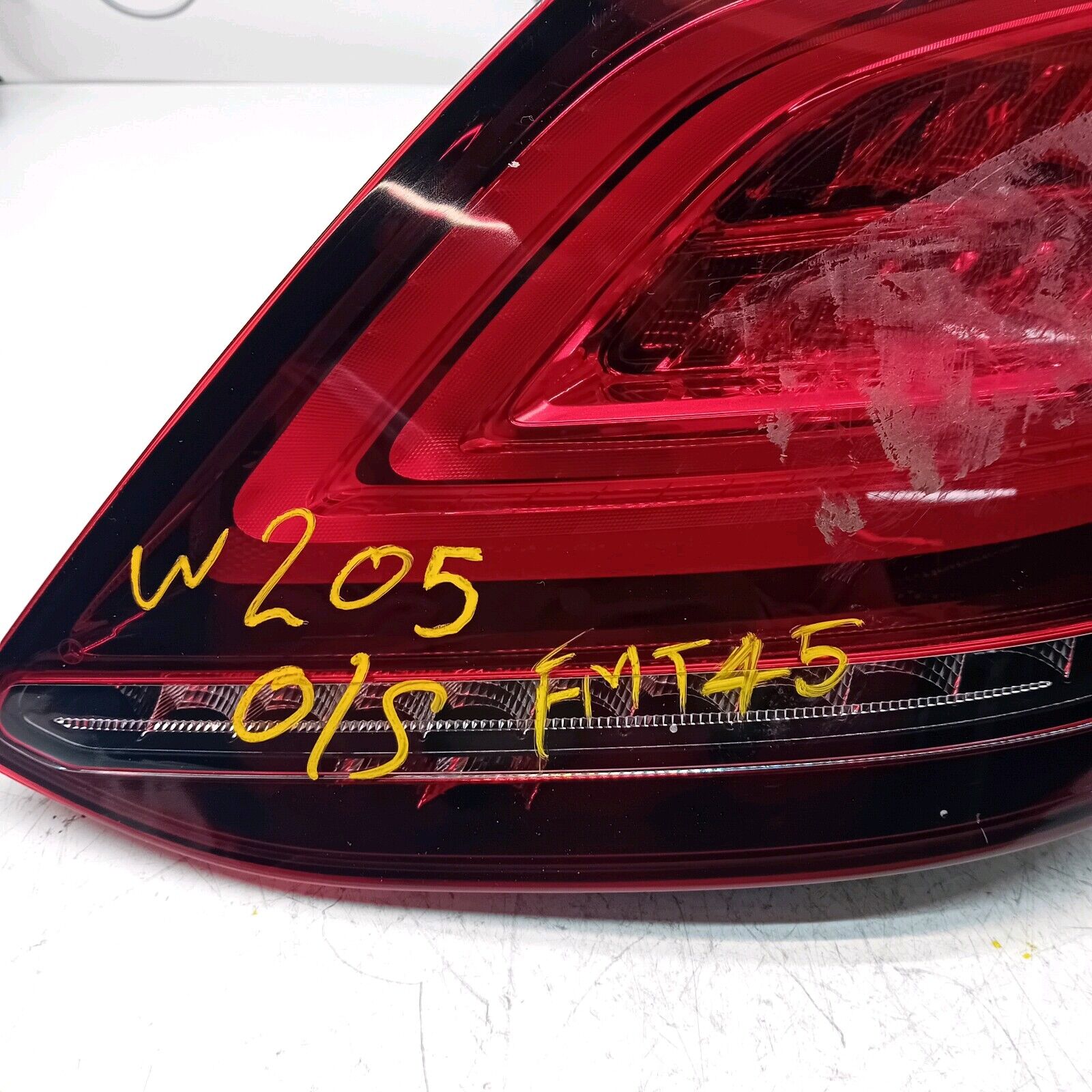 MERCEDES C-CLASS W205 COUPE 2020 REAR DRIVER O/S TAIL LIGHT A2059067203 FMT45