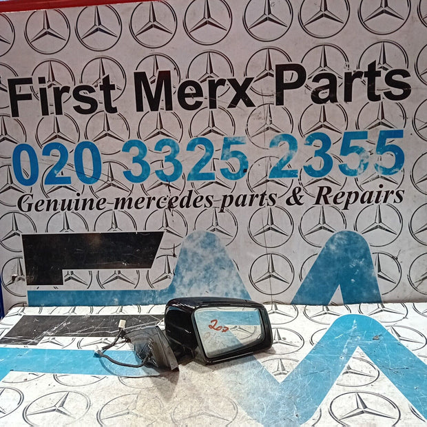 MERCEDES E CLASS DOOR MIRROR RIGHT POWERFOLD BLACK  A2078100200  2009-17