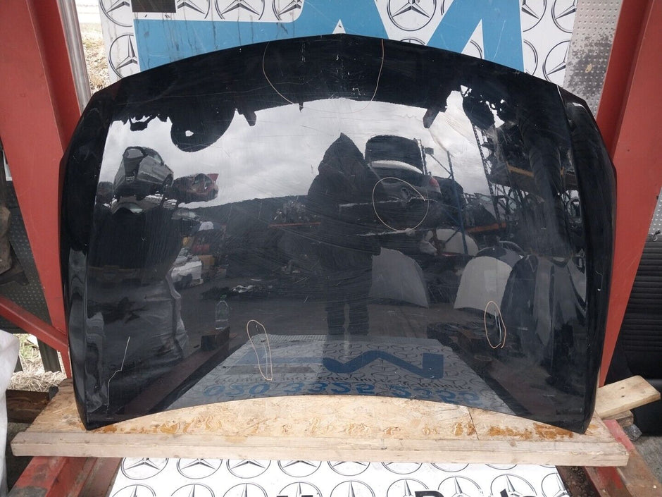 2013-2018 MERCEDES A CLASS W176 GENUINE BONNET PAINT CODE 191 BLACK *DAMAGE* 