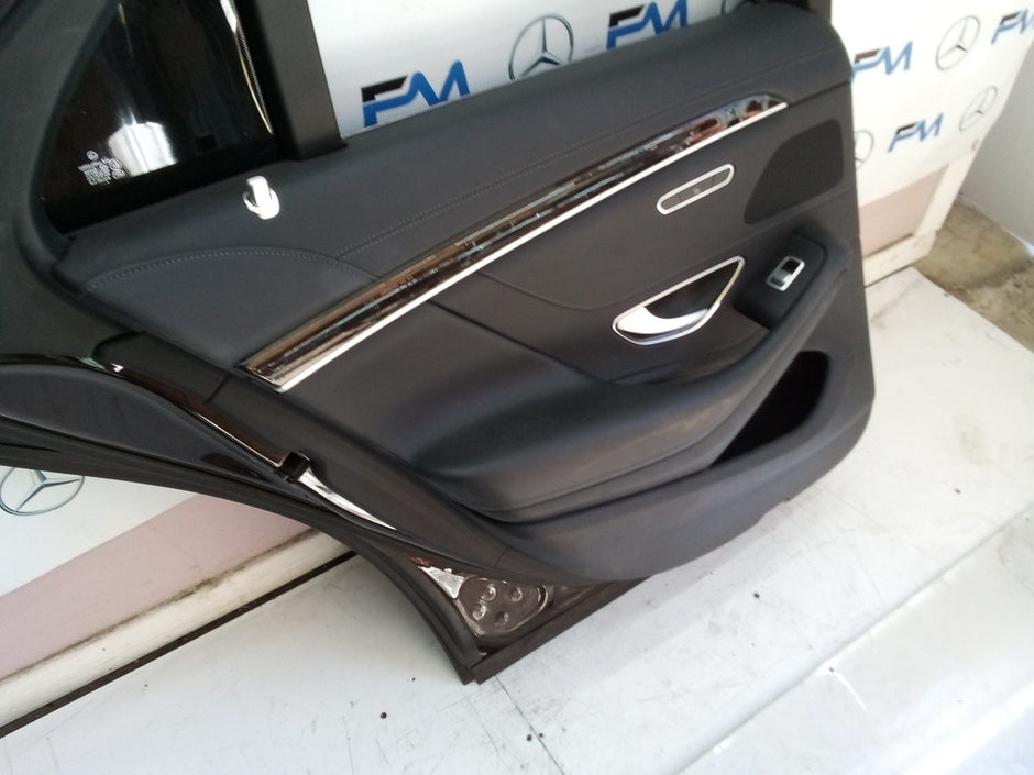 MERCEDES S CLASS W222 SALOON PASSENGER REAR DOOR (NEAR SIDE REAR) BLACK FMD23