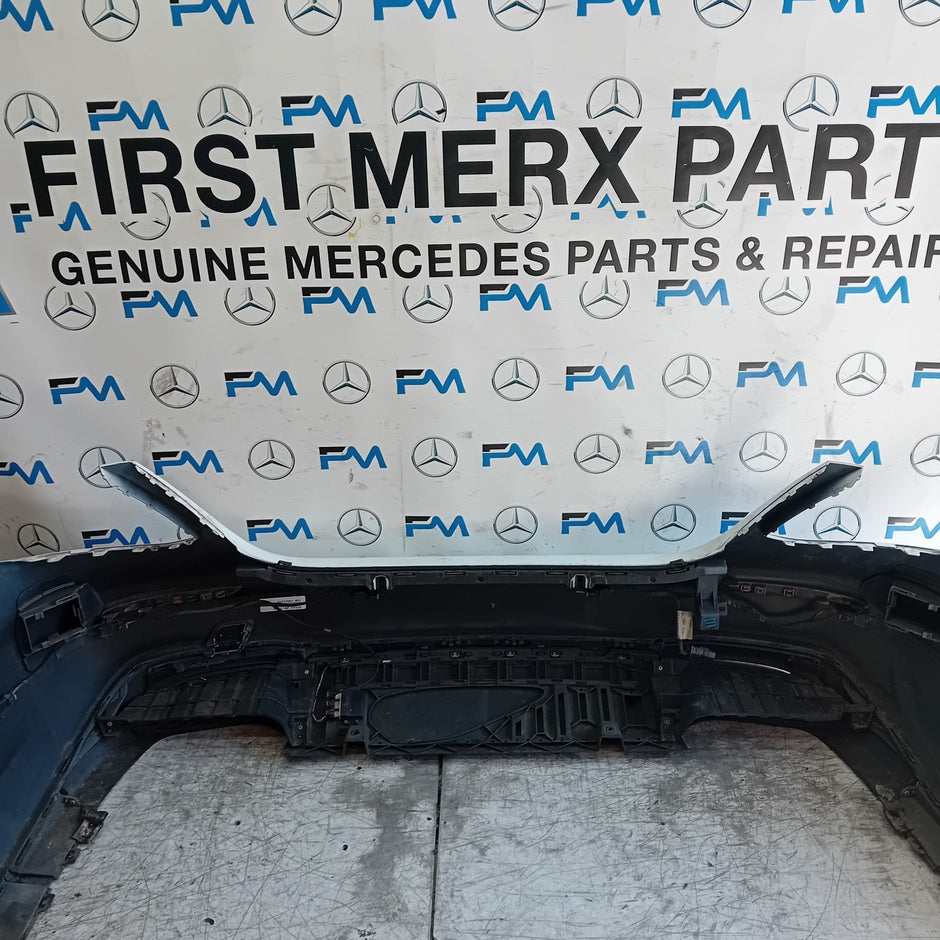 MERCEDES BENZ E-CLASS W213 SLN REAR BUMPER A2138850001 2016 WHITE FMX152