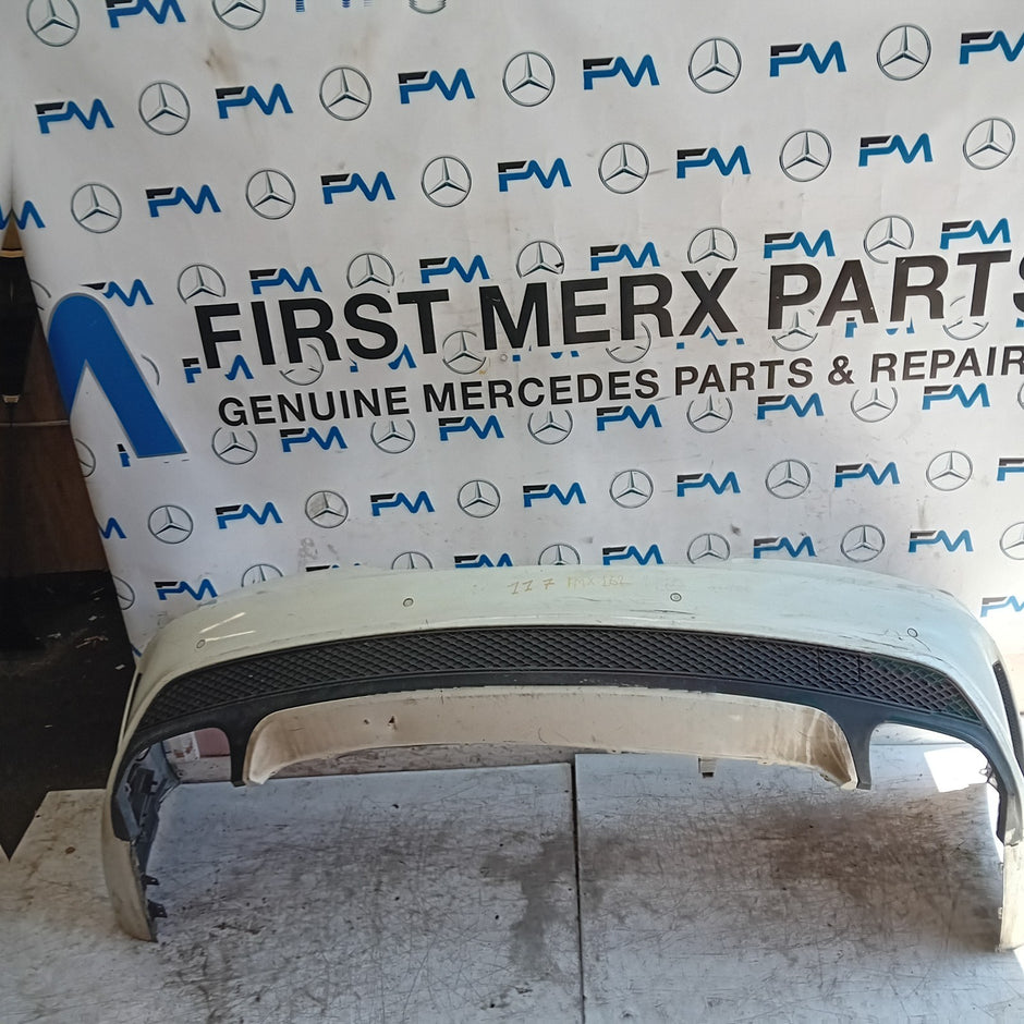 MERCEDES BENZ CLA W117  REAR BUMPER A1178850965 2016 WHITE COMPLETE FMX162