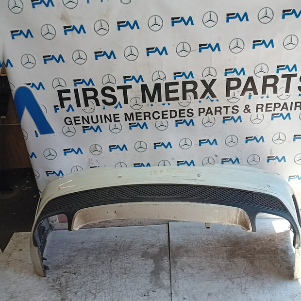 MERCEDES BENZ CLA W117  REAR BUMPER A1178850965 2016 WHITE COMPLETE FMX162