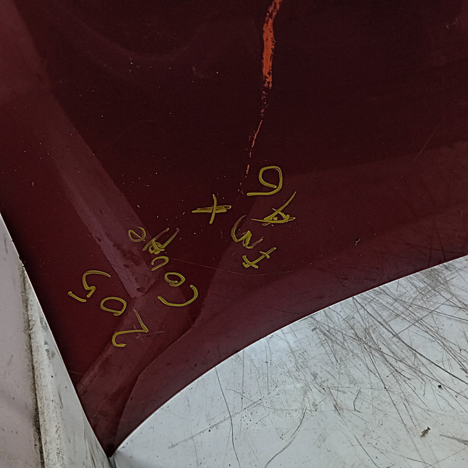 MERCEDES BENZ C-CLASS C205 CP REAR BUMPER 2014 RED FMX46