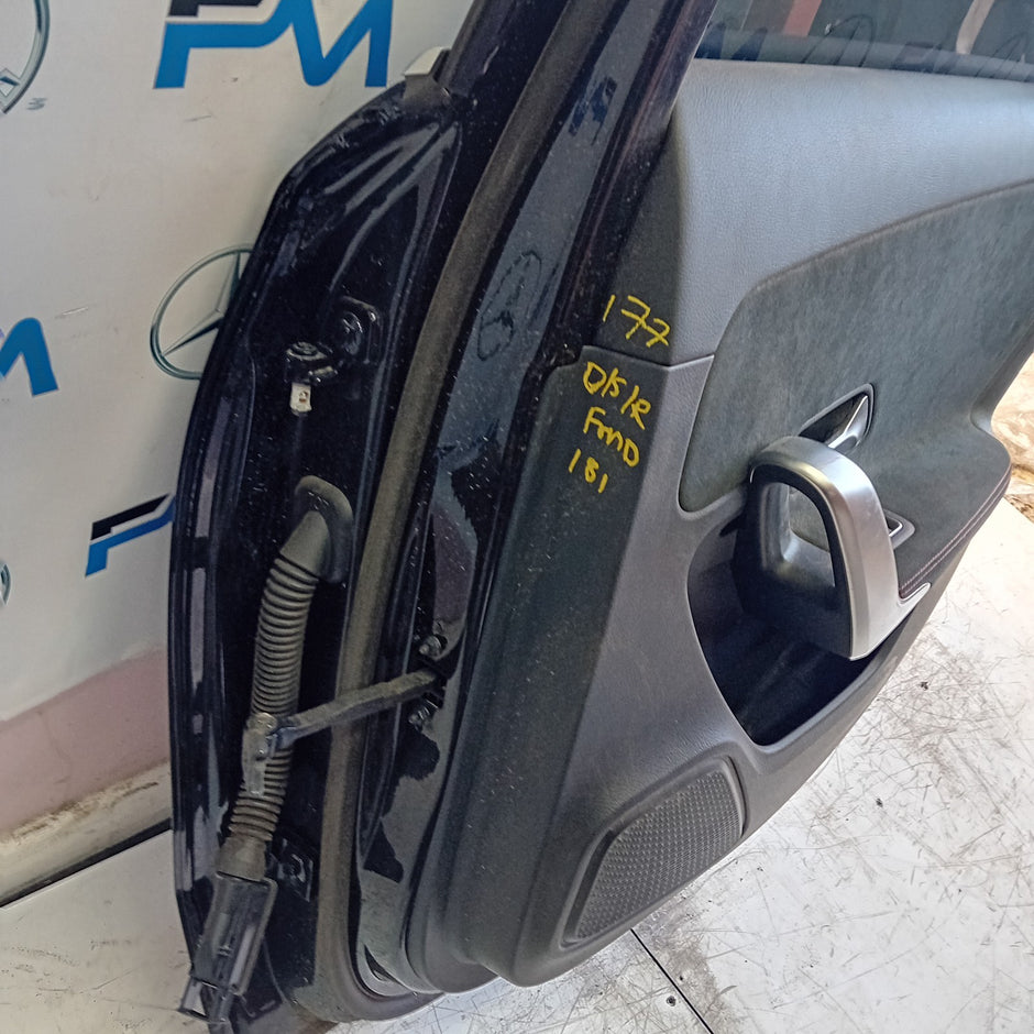 MERDEDES A-CLASS W177 DRIVER SIDE REAR DOOR OSR BLACK 2018 ON COMPLETE FMD181