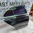 MERCEDES C-CLASS W205 SALOON DRIVER REAR DOOR OSR BLACK 2014 ON COMPLETE FMD237