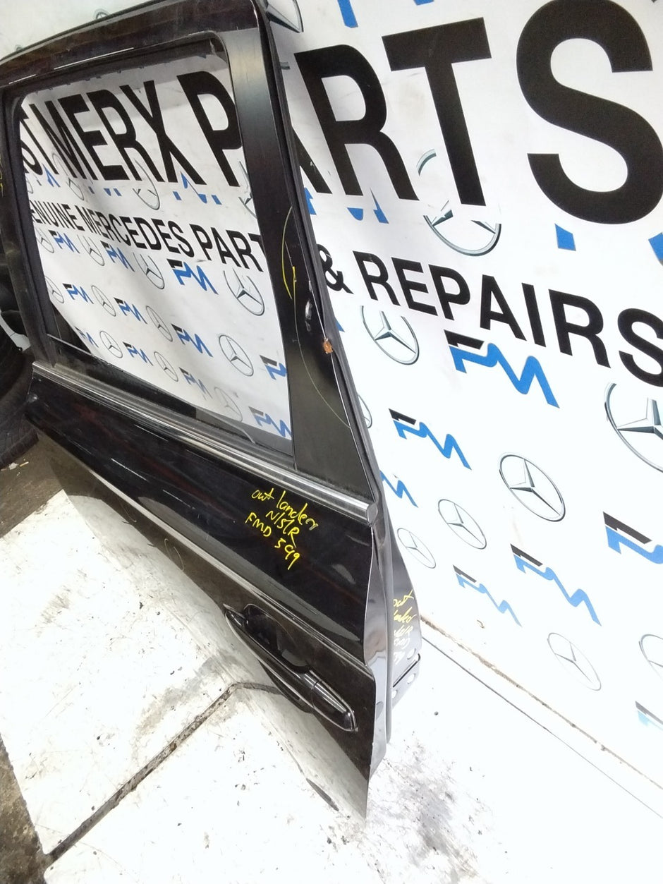 MITSUBISHI OUTLANDER PASSENGER REAR DOOR NSR BLACK   FMD599