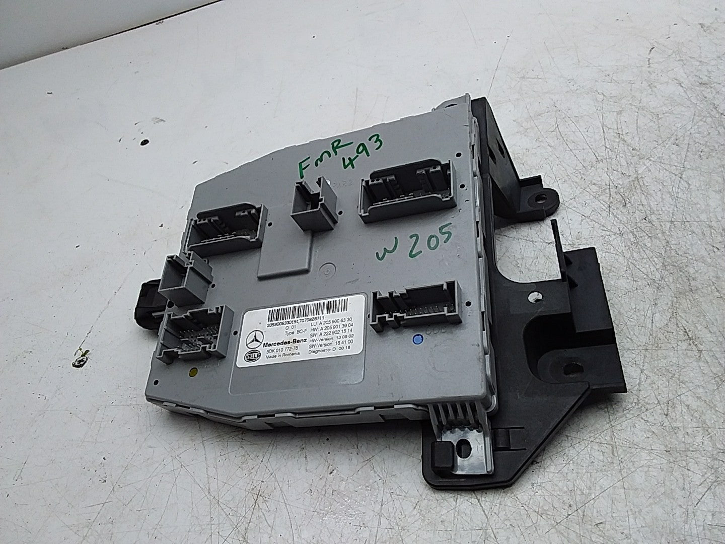 MERCEDES BENZ  C-CLASS W205  FRONT SAM CONTROL UNIT A2059006330 FMR493