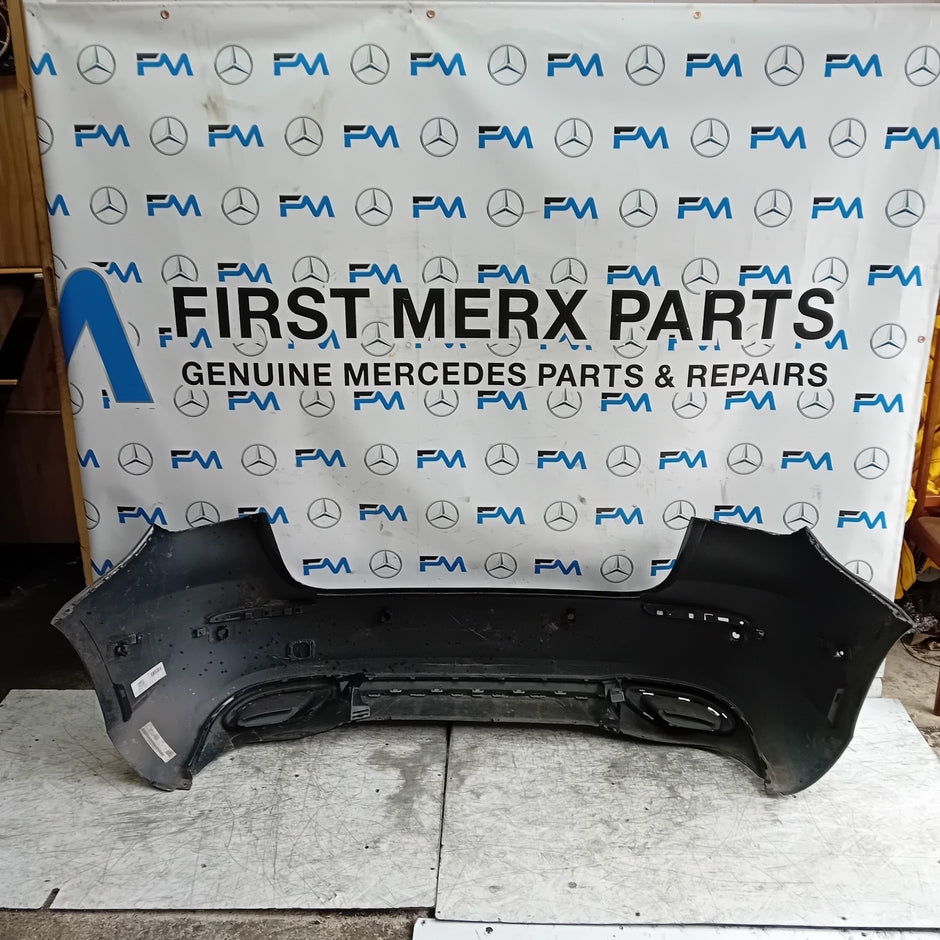 MERCEDES BENZ  A-CLASS W177 REAR BUMPER A1778805400 2018 BLACK FMX9
