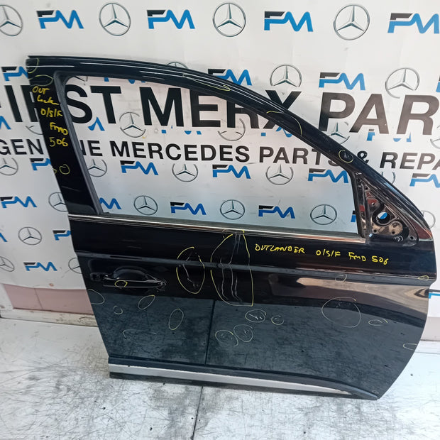 MITSUBISHI OUTLANDER MK3 DRIVER FRONT DOOR OSF 2013 BLACK FMD506