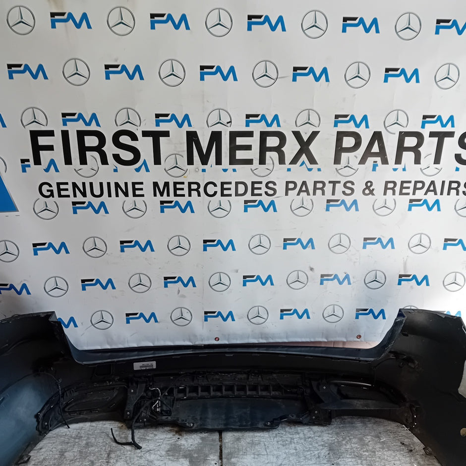 MERCEDES E-CLASS W213 ESTATE REAR BUMPER 2016 A2138852225 BLACK COMPLETE FMX102