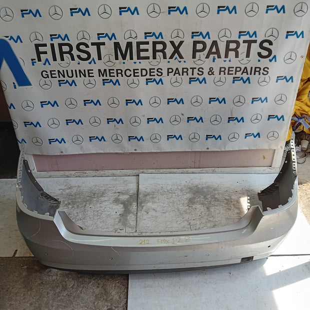 MERCEDES BENZ E-CLASS W212 REAR BUMPER SILVER 2014 A2128855125 FMX128