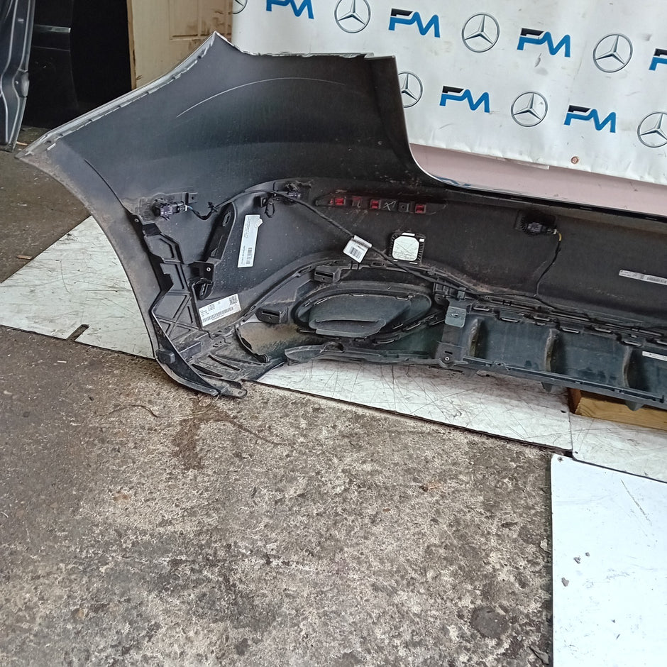 MERCEDES BENZ  A-CLASS W177 REAR BUMPER A1778804506 GREY 2018 COMPLETE FMX2