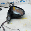 MERCEDES C-CLASS W205 DRIVER WING MIRROR OSF BLACK PL CAMERA A2058105001 FMM74