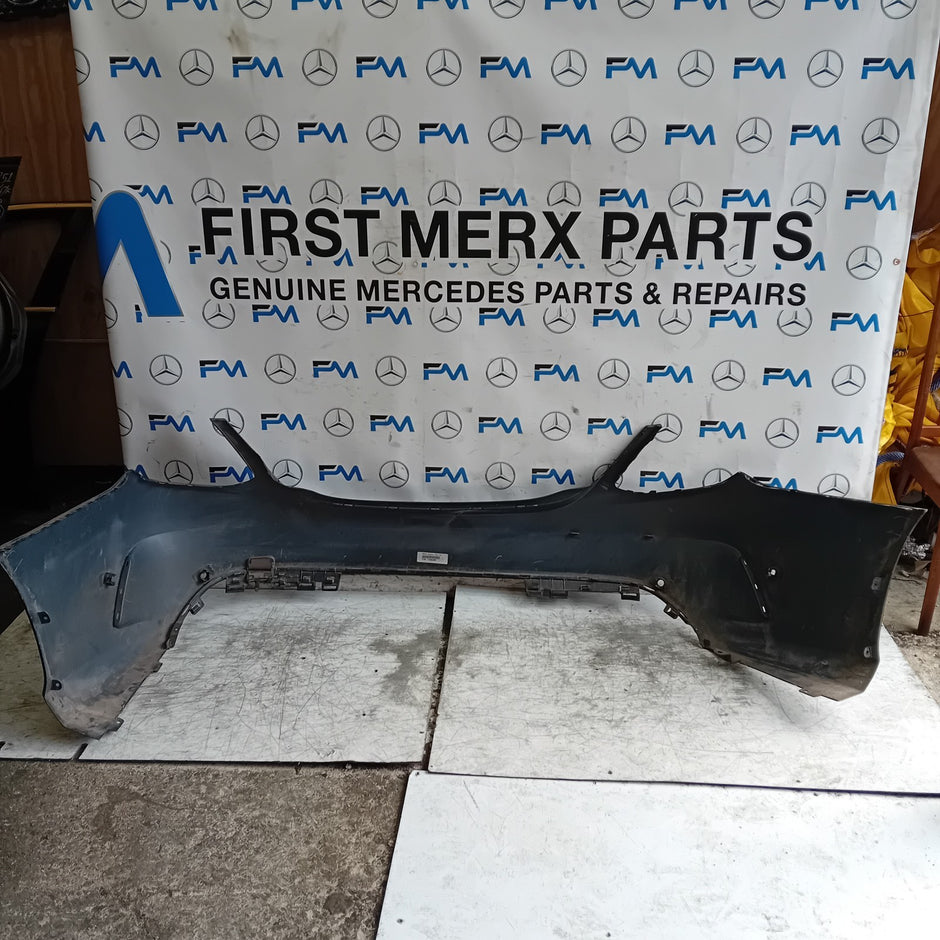 MERCEDES C-CLASS W205 SLN REAR BUMPER 2014 BLACK A2058555738 FMX45