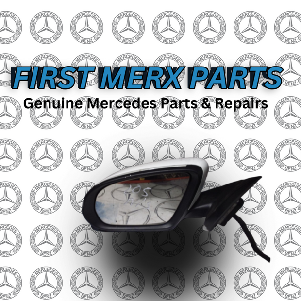 MERCEDES W205 PASSANGER SIDE DRIVER SIDE MIRROR 2015 WHITE A2058101916