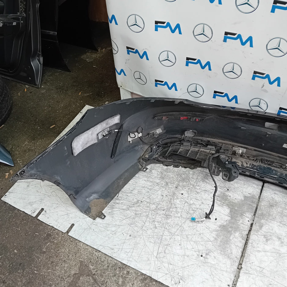 MERCEDES BENZ C-CLASS W205 COUPE REAR BUMPER 2015 BLACK FMX57