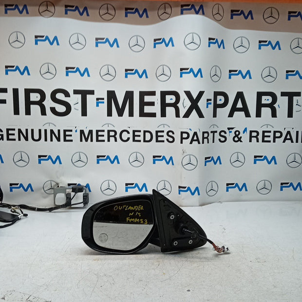 MITSUBISHI OUTLANDER MK3 PASSENGER WING MIRROR NS GREY CAMERA BS 2013 FMM53 (D)