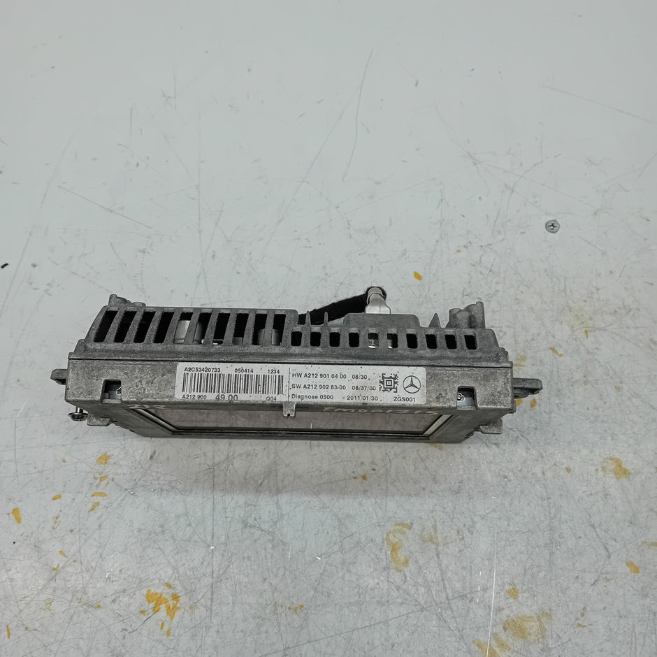 MERCEDES BENZ E-CLASS W212 SAT NAV DISPLAY SCREEN A2129004900 FM001215