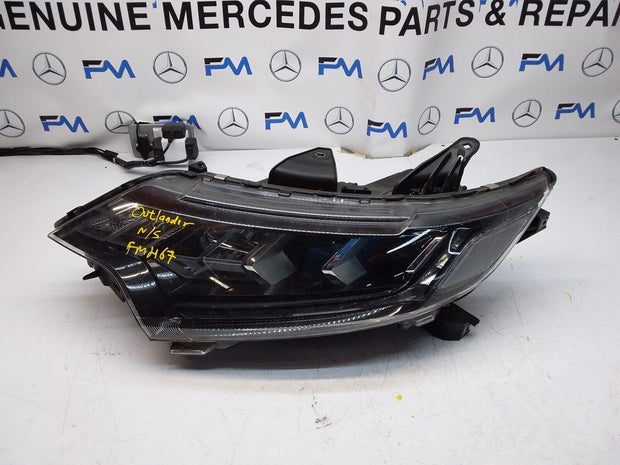 MITSUBISHI OUTLANDER MK3 2018 HEADLIGHT PASSENGER SIDE LEFT L009A Z80S FMH67