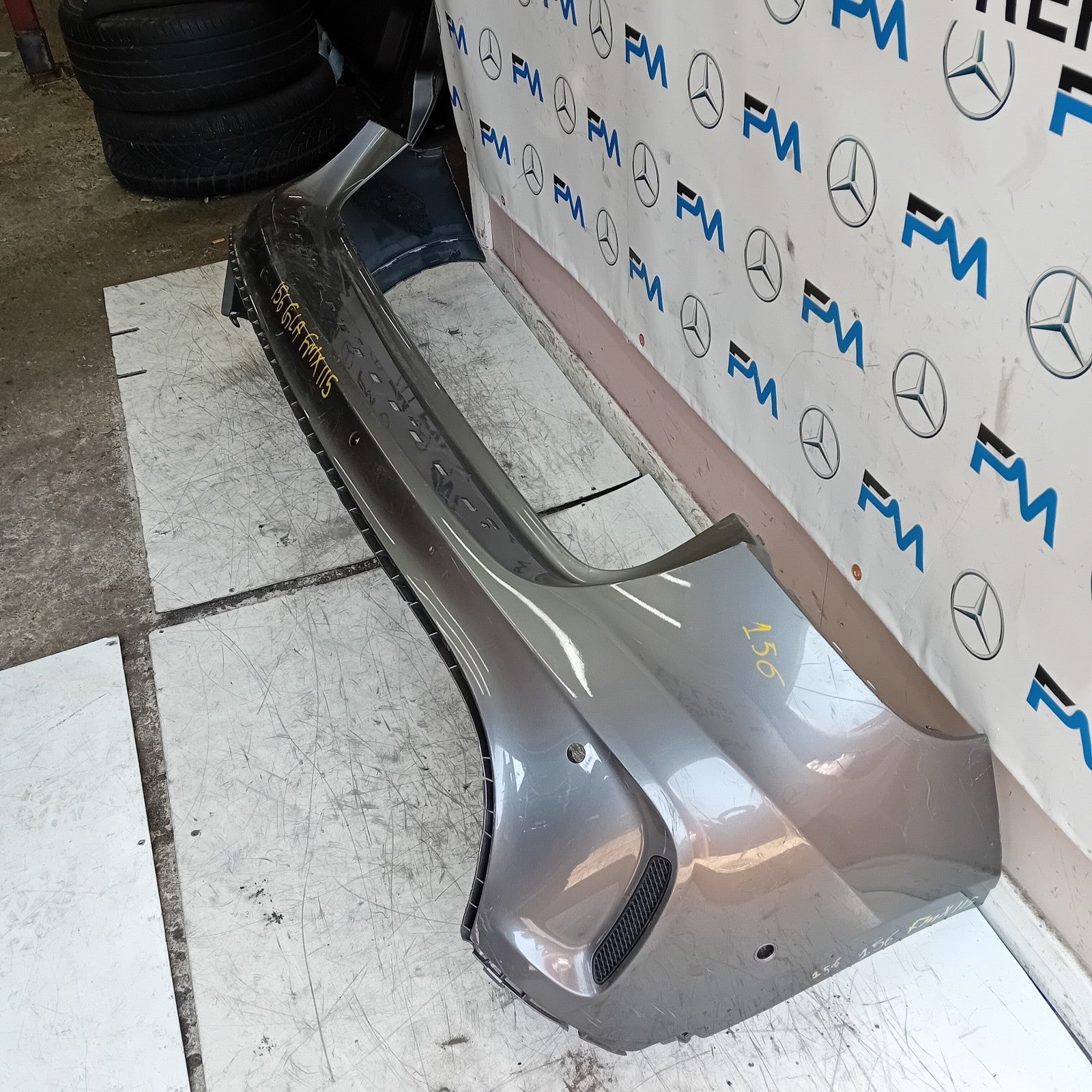 MERCEDES BENZ GLA X156 AMG REAR BUMPER GREY 2014-19  A1568852425 FMX115