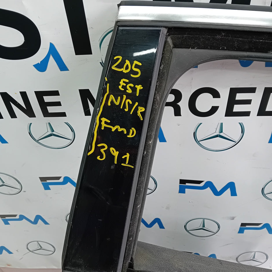 MEECEDS C-CLASS S205 EST PASSENGER REAR DOOR NSR BLUE 2014 ON COMPLETE FMD391