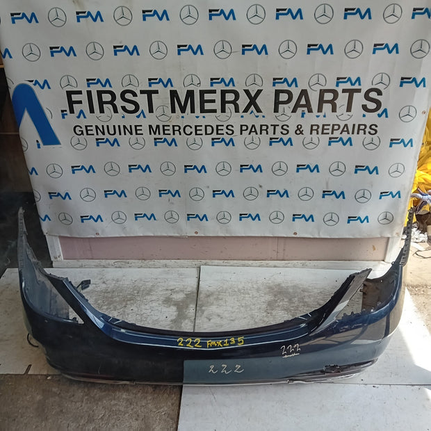 MERCEDES BENZ S-CLASS W222 SALOON REAR BUMPER BLUE 2014 ON A2228802601 FMX135