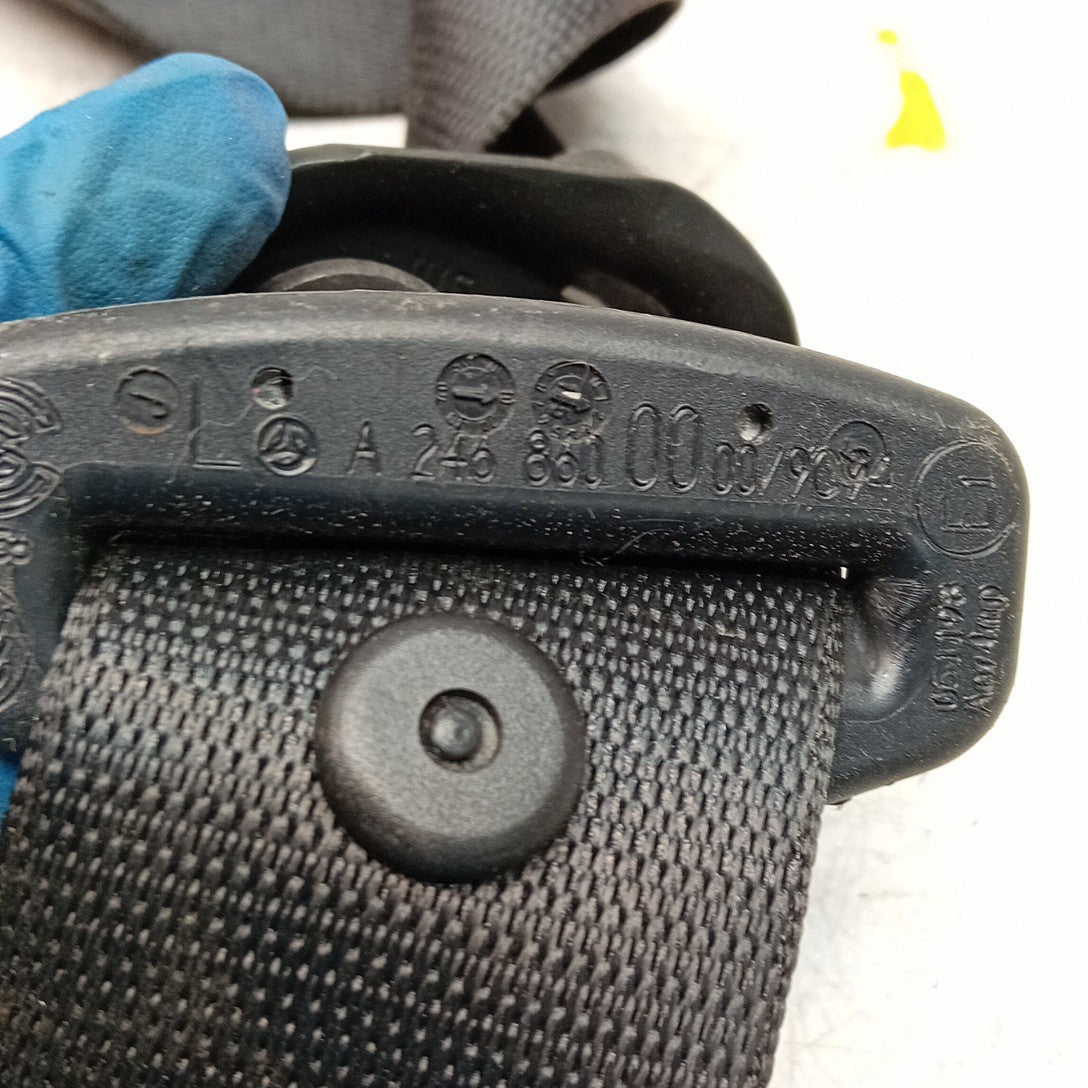 MERCEDES BENZ B-CLASS W246 SEAT BELT REAR PASSENGER A2468600000 BLACK FM001236